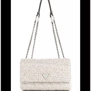 GUESS CESILY TWEED CROSSBODY